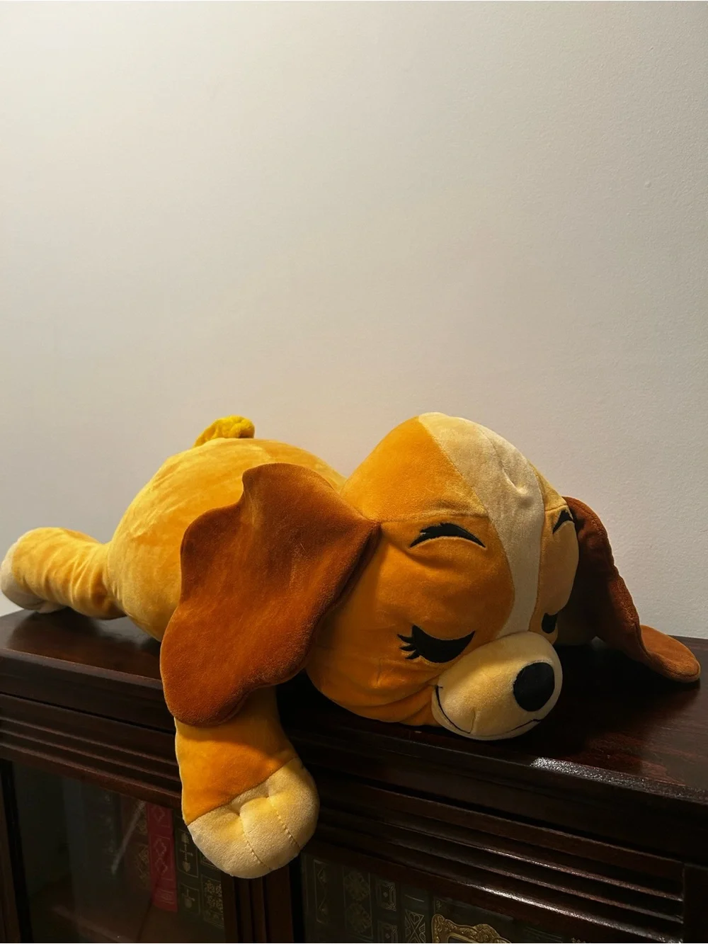 Disney Store Lady Cuddleez Large 25 Inch Plush Pillow